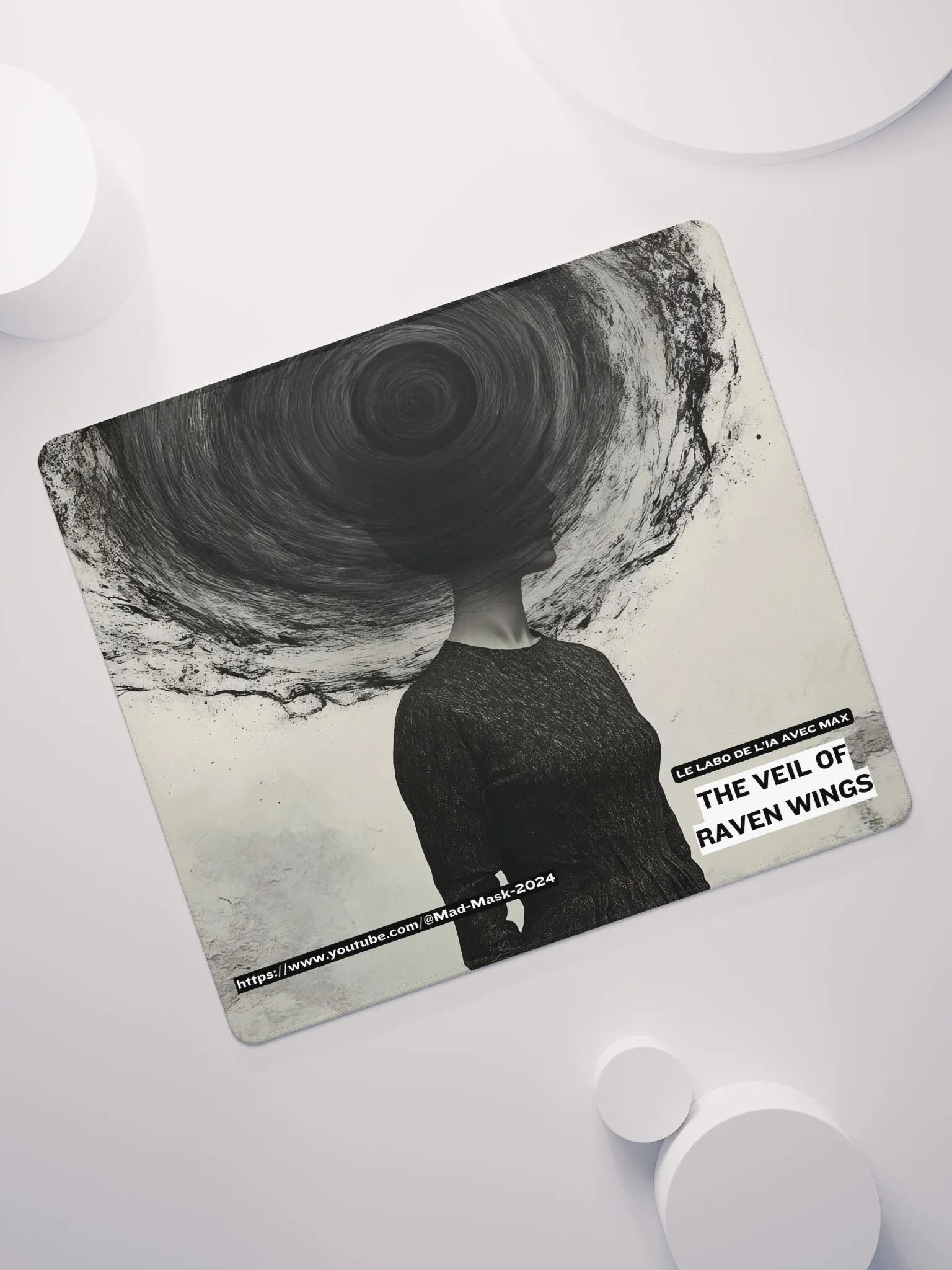 Mouse Pad Gaming The Veil of Raven Wings product image (7)
