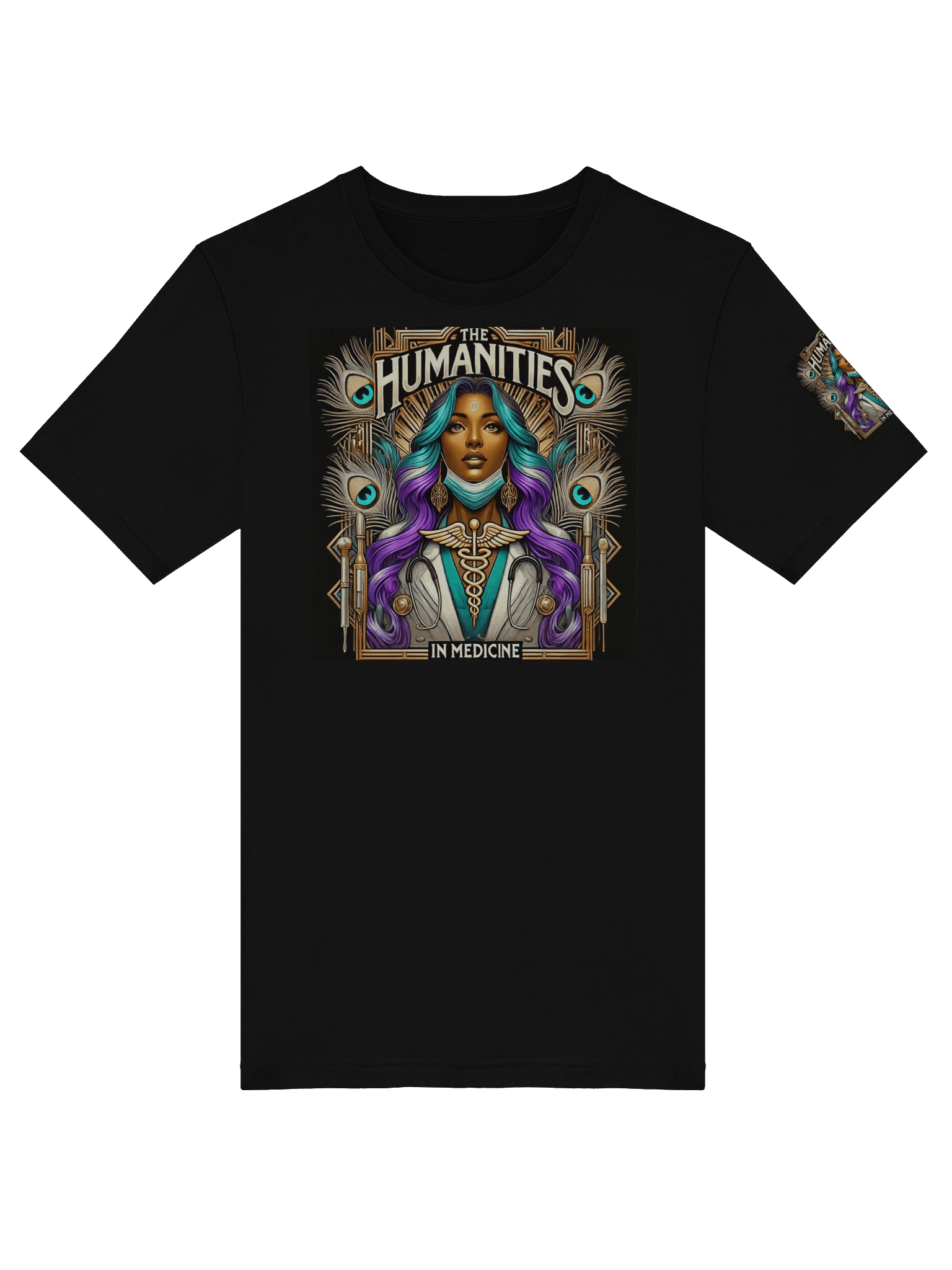 Humanities In Medicine Healthcare Heroine Graphic Novel Style T-Shirt product image (5)