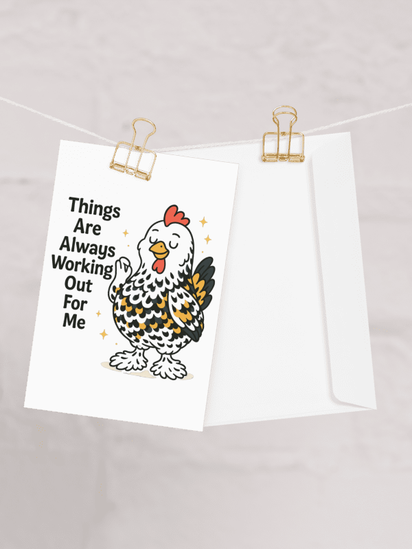 Abrahen Chicks - Things Are Always Working Out 2 - Card product image (1)