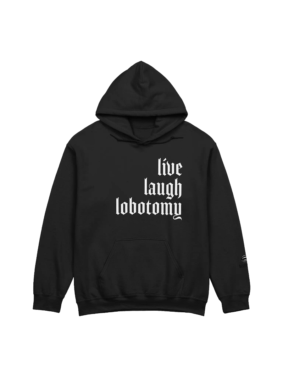 live laugh lobotomy hoodie product image (1)