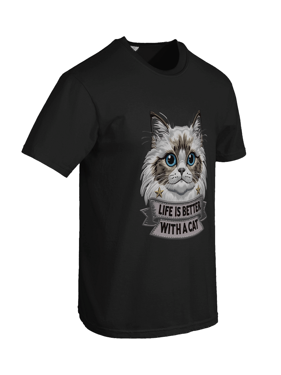 Fluffy Cat Bliss T-Shirt product image (100)