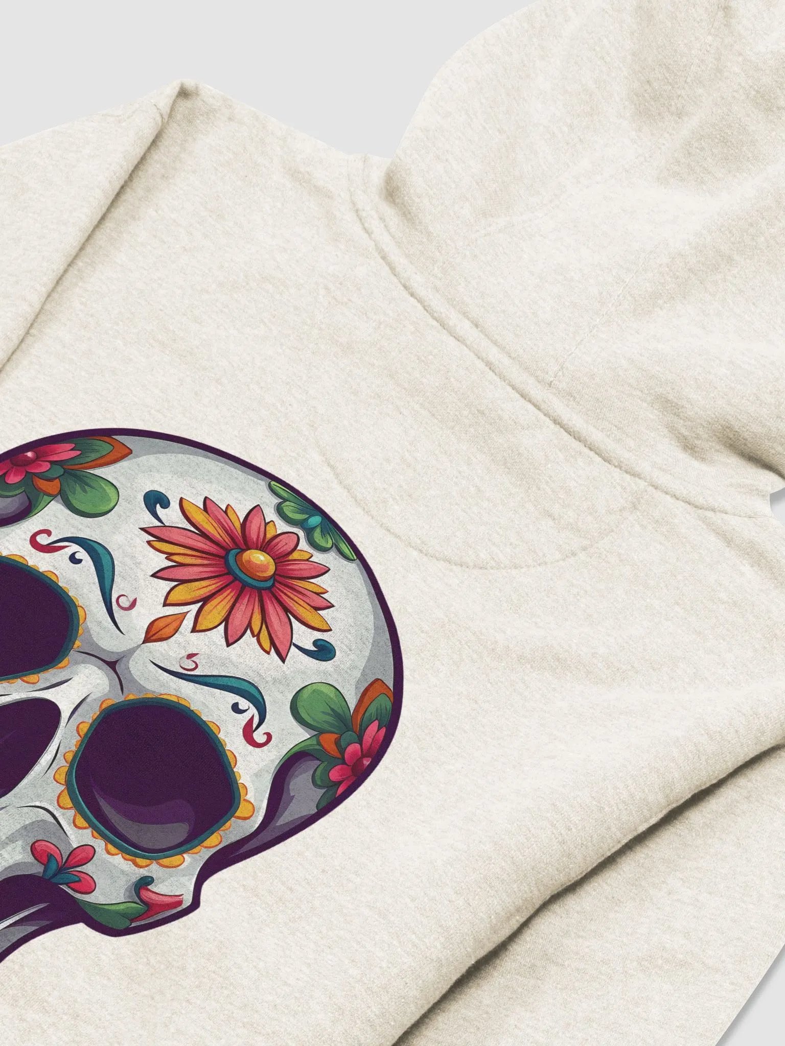 Back To Skull 2 Unisex Hoodie product image (6)