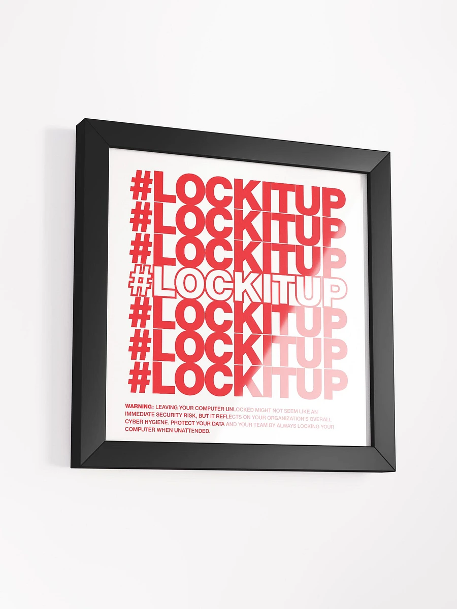 #LOCKITUP - Framed Print product image (3)