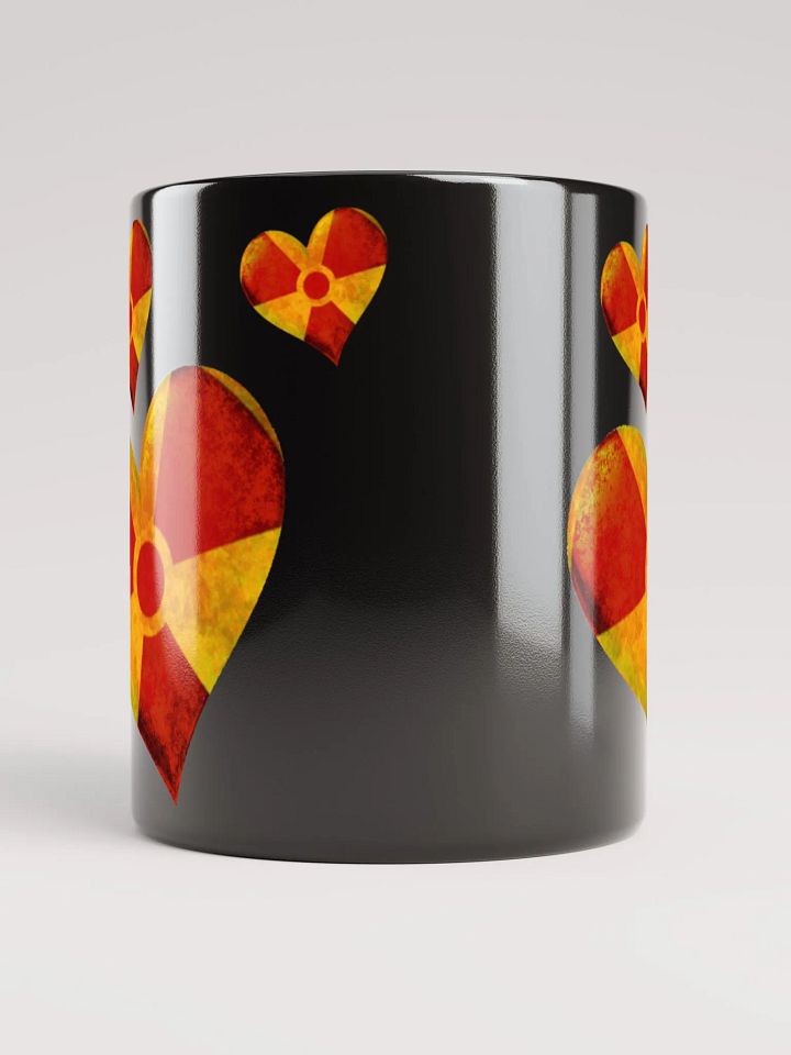 50 Rad Hearts Mug - Red on Black product image (2)