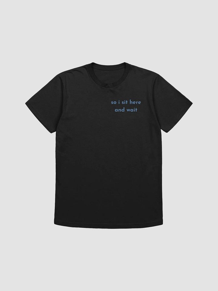 so i sit here and wait Album Cover Tee product image (1)