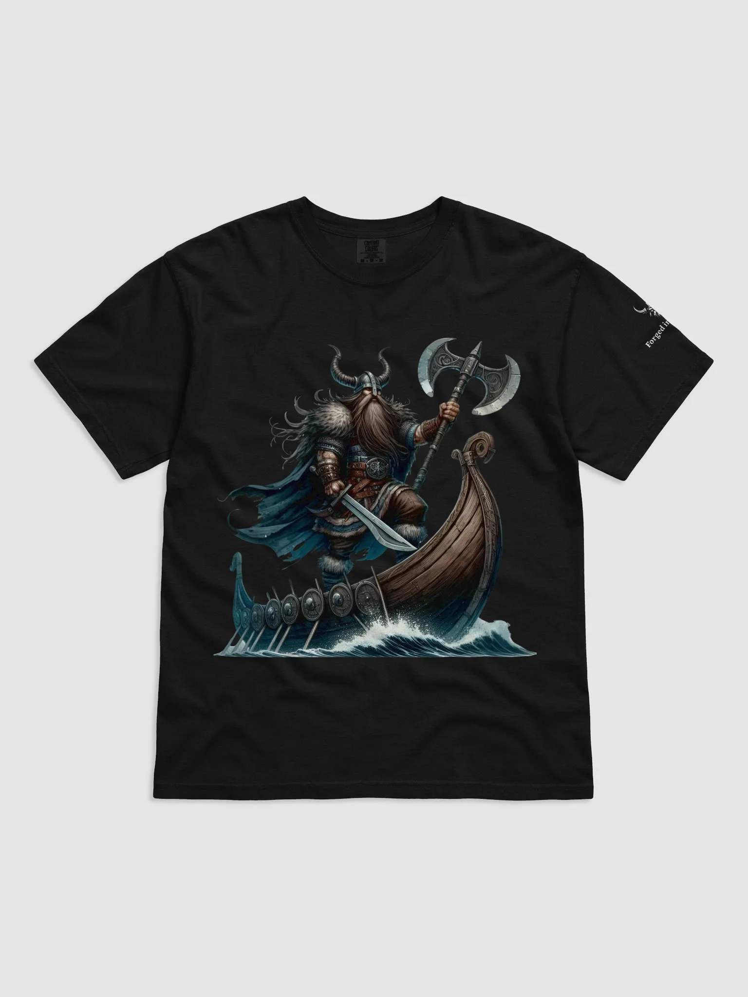 "Voyage of the Conqueror" – Viking Seafarer Tee | Forged In Valhalla Edition product image (2)