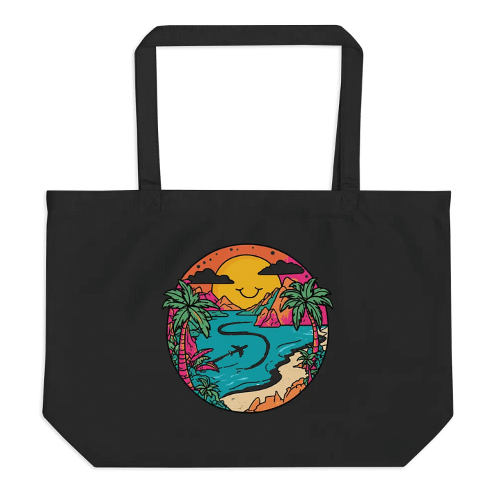 Econscious Organic Cotton Tote | Dream Away: AI Travel Designs for an Enthusiastic Life product image (1)