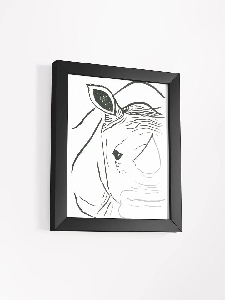 Face Of A Rhino Framed Print product image (12)