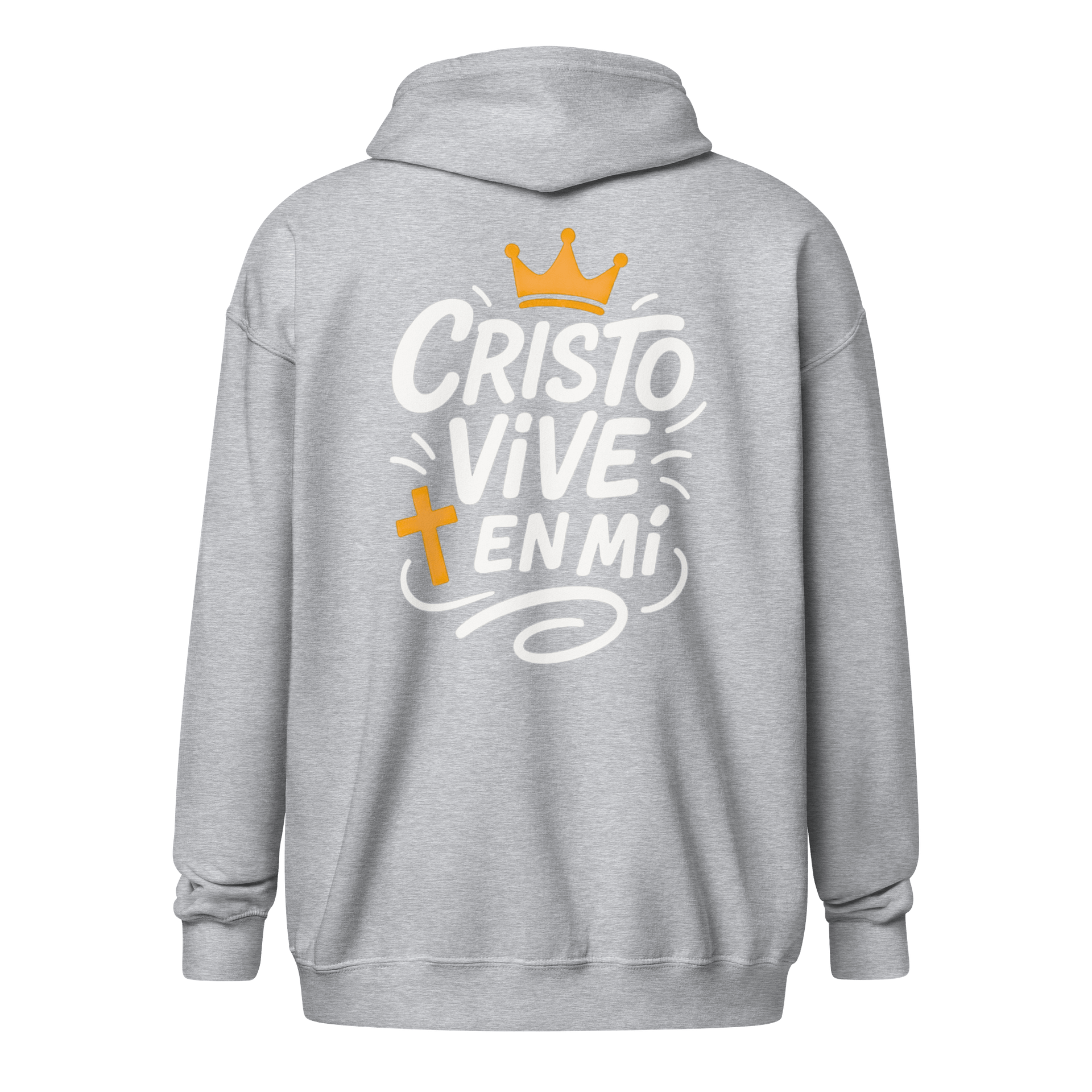 Sudadera Unisex con Capucha y Cremallera | Cristo vive en mí product image (1)