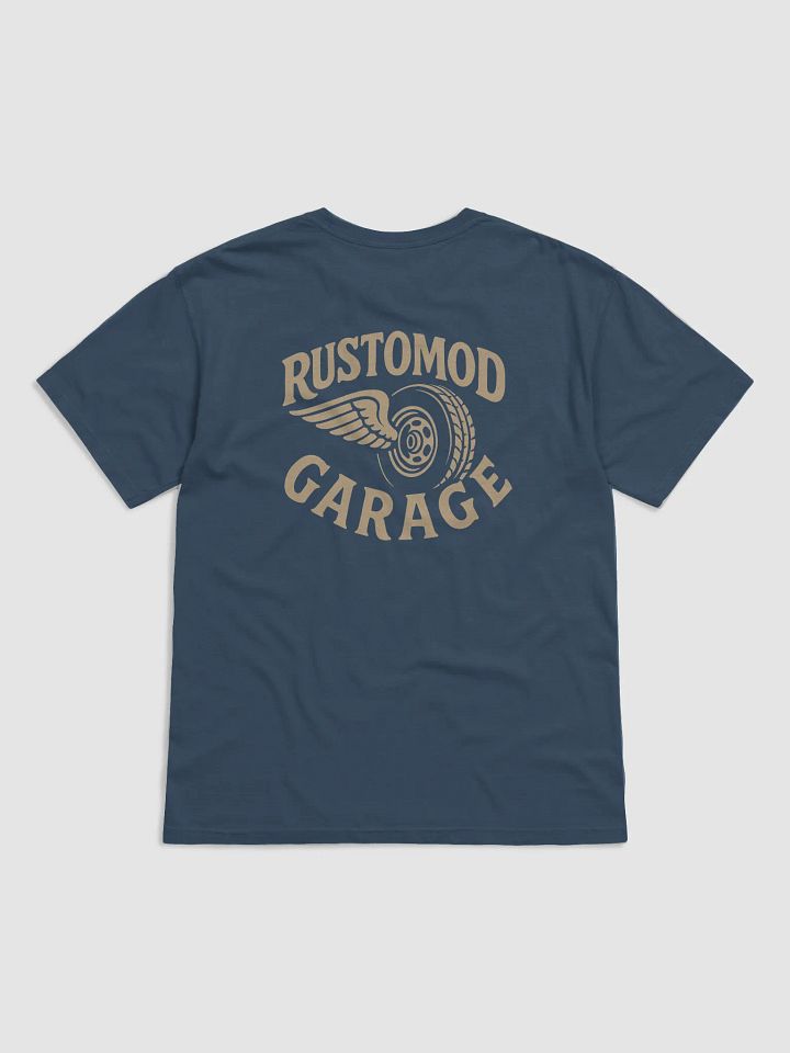 Rustomod Garage Winged Wheel T-Shirt product image (9)