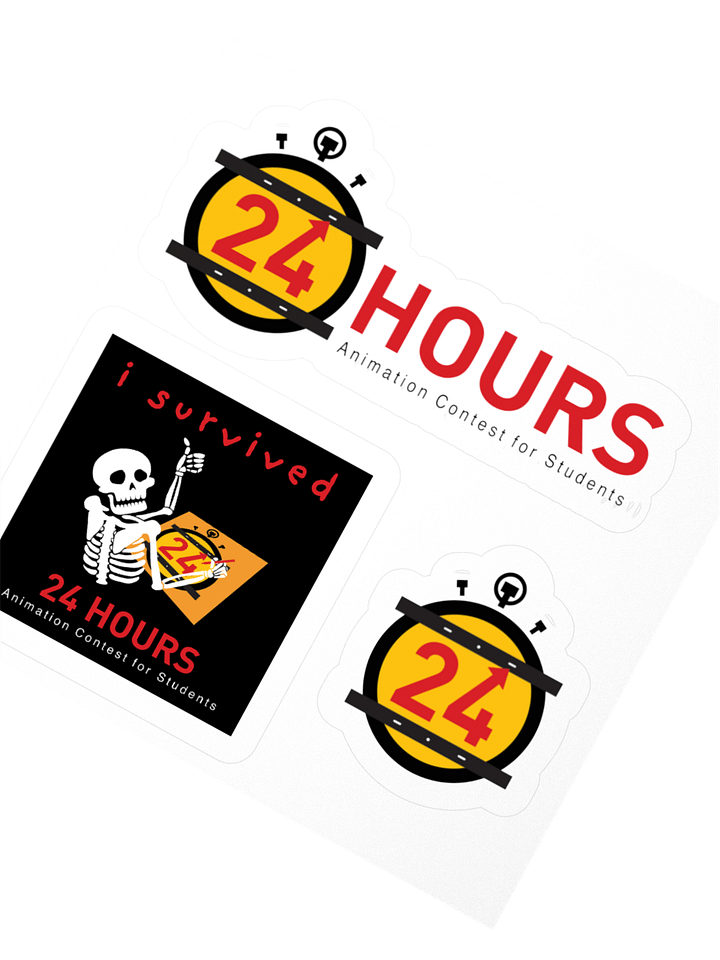 24 HOURS Sticker Set product image (5)