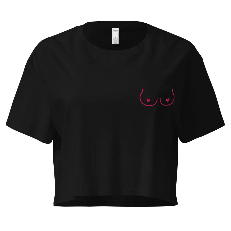 Breast Cancer Awareness Crop Top <3 product image (1)