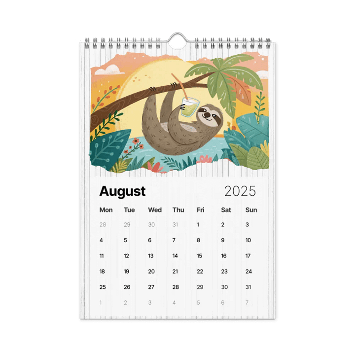 ADORABLE ANIMALS WALL CALENDAR 2025 product image (2)