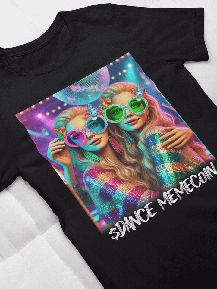 GEMINI TWINS - DANCE MEMECOIN - PREMIUM TEE - BLACK product image (1)