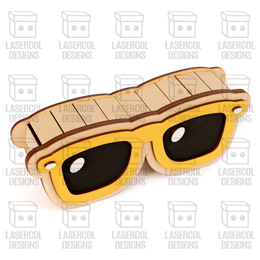 Glasses Shaped Boxes Set 1 (3 Sizes) - Laser Cut Files product image (9)