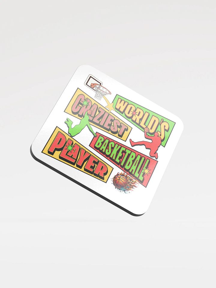 Worlds Craziest Basketball Player Flaming Fever Coaster product image (2)