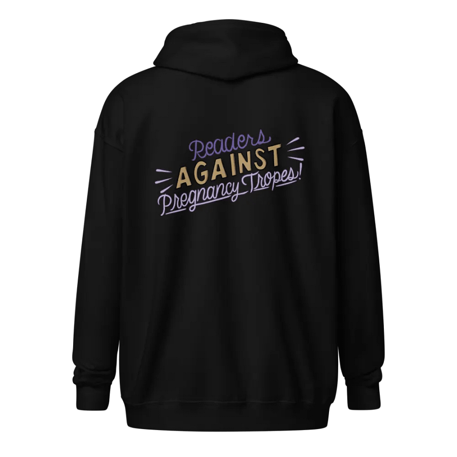 Readers Against Pregnancy Tropes Zip-Up Hoodie product image (6)