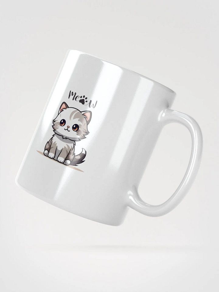 Poor Cat White Glossy Mug product image (5)