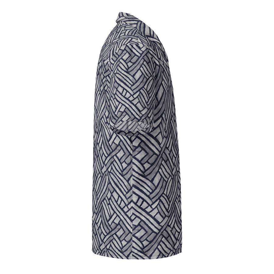 Grey Rectangles Hawaiian Shirt product image (4)