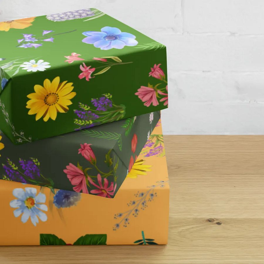 Botanical Bliss Wrapping Paper Set product image (10)
