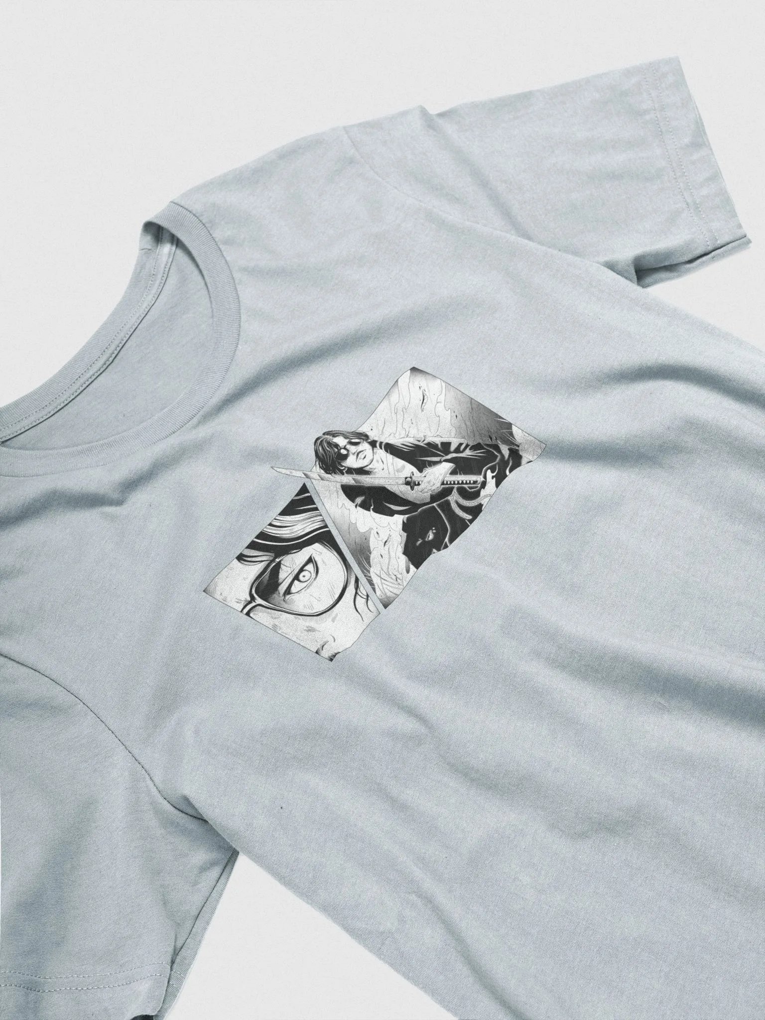 Samurai (Black Outline) Unisex T-Shirt product image (1)