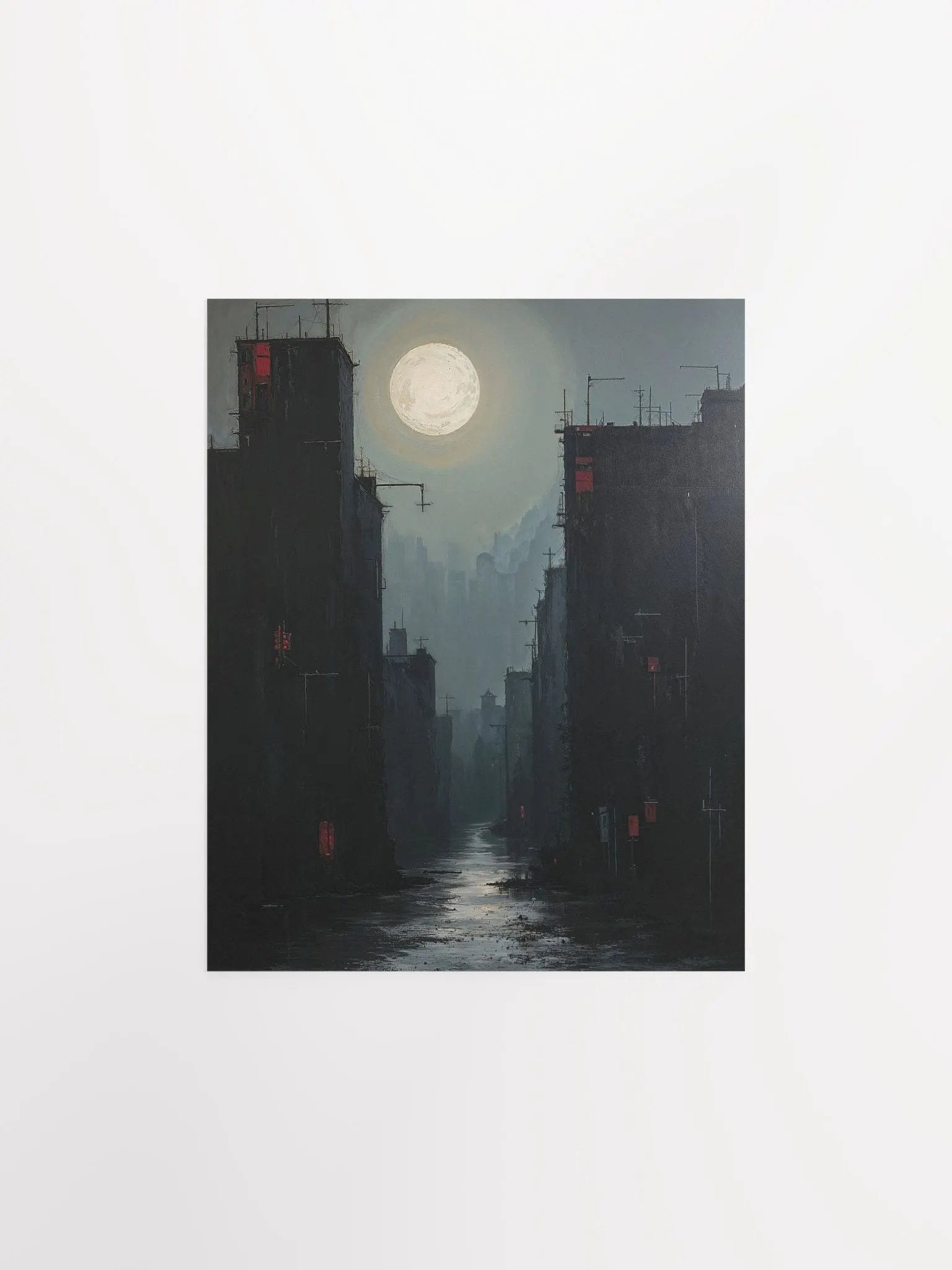 Moonlit Metropolis Poster product image (14)