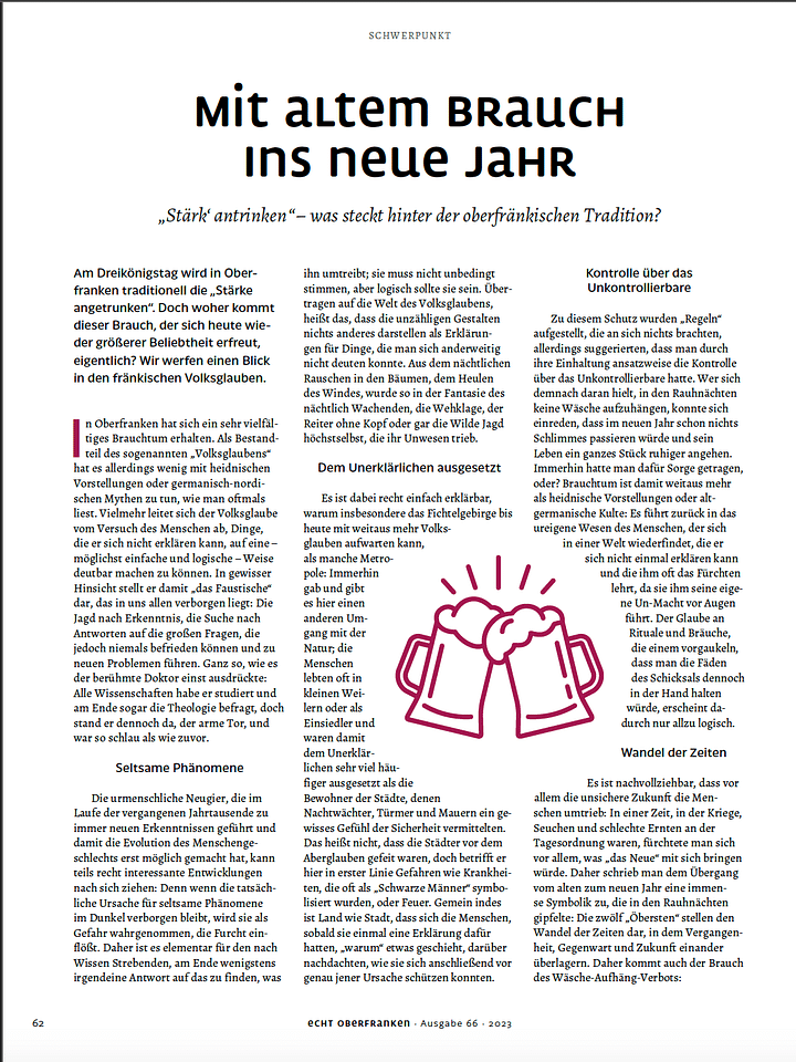 Mit altem Brauch ins neue Jahr: Stärke antrinken product image (1)