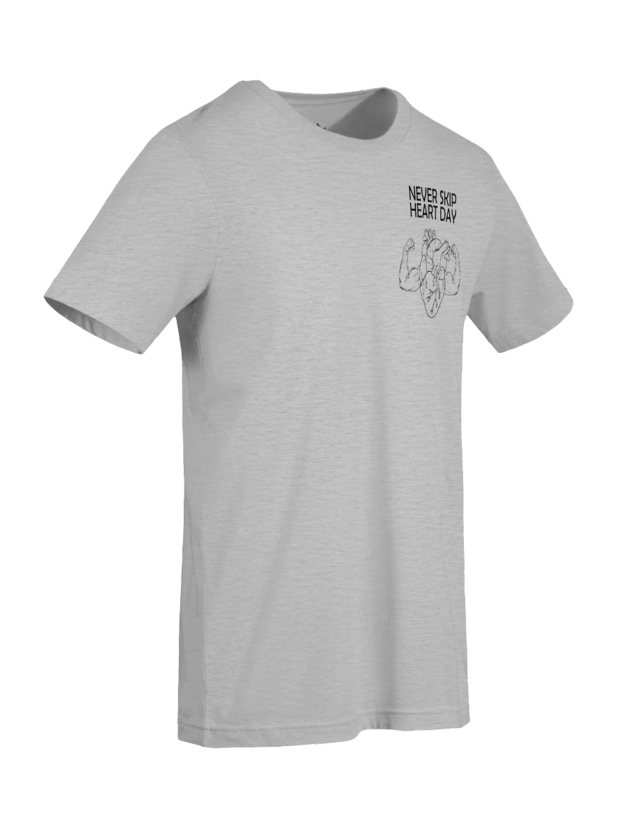 Never Skip Heart Day Unisex T-Shirt (black print) product image (34)