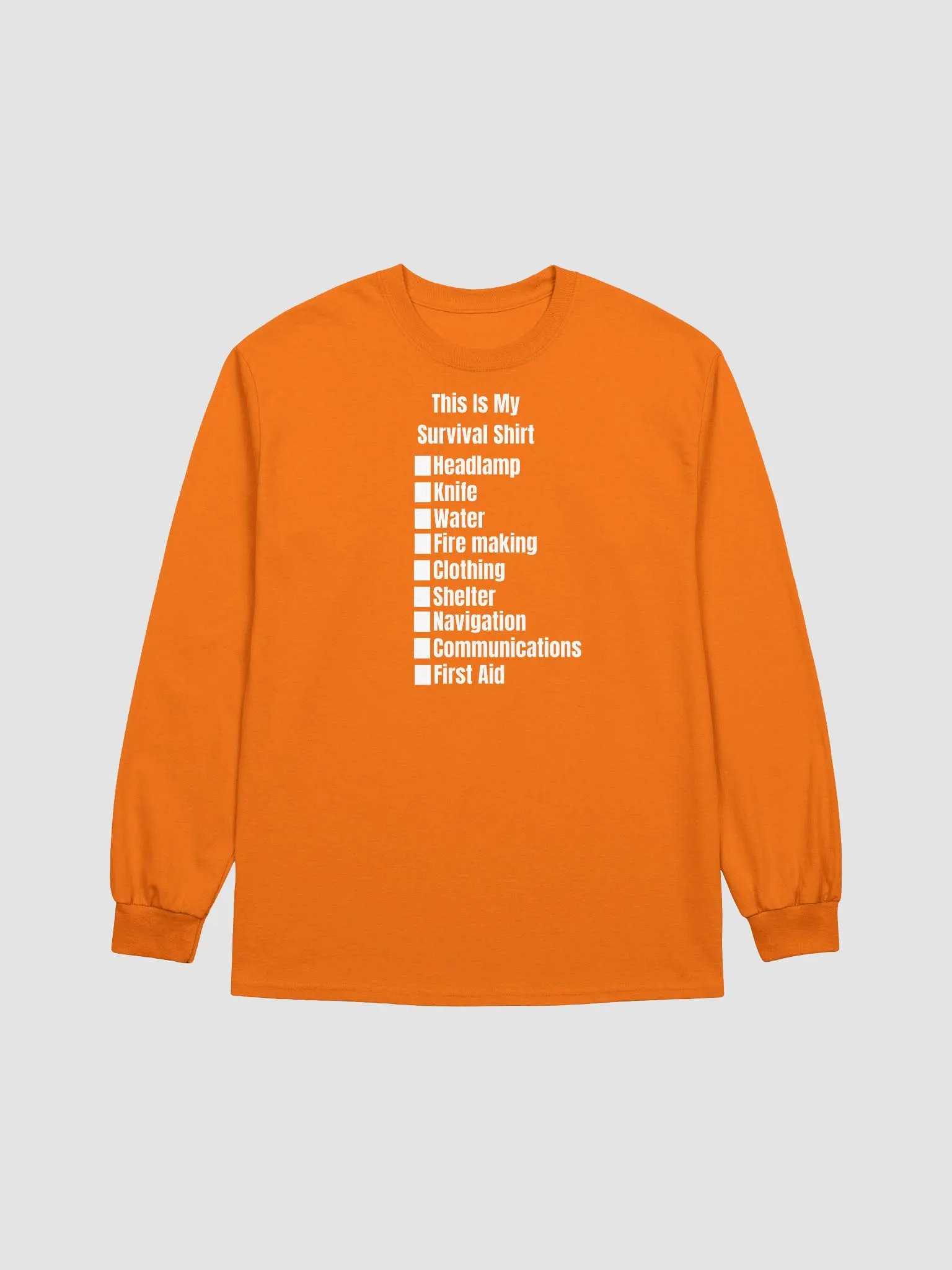 This Is My Survival Shirt | 10 Essentials Checklist product image (2)