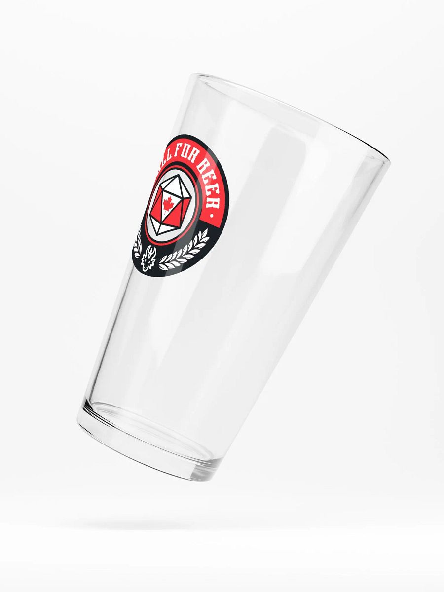 Roll For Beer Pint Glasses product image (5)