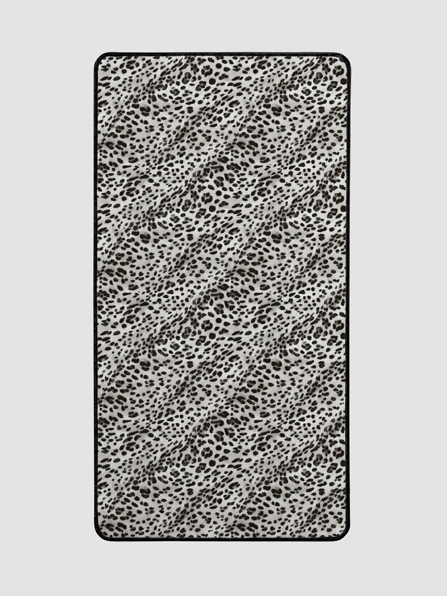 Grey Leopard desk Mat product image (2)