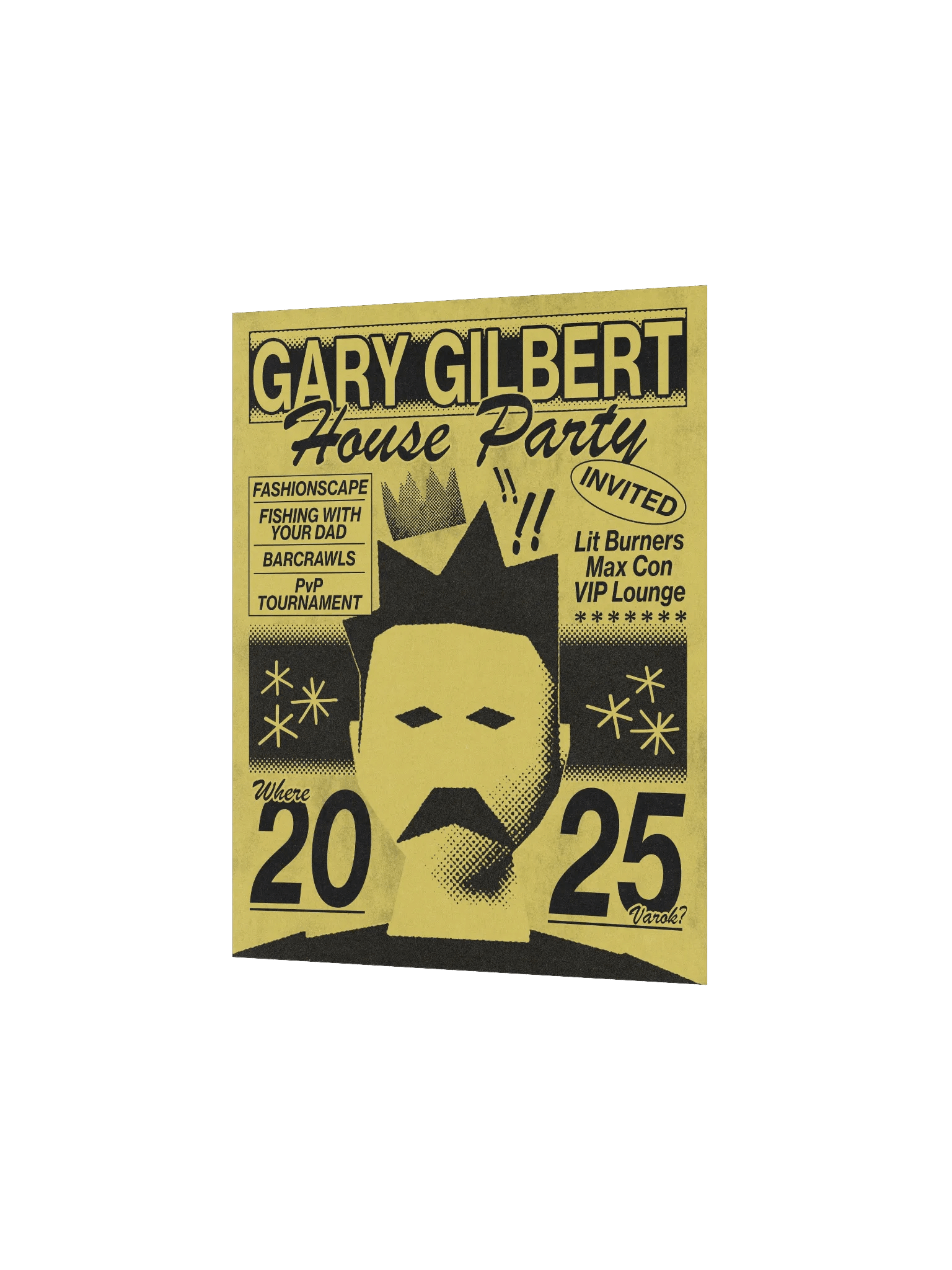 Gary's 2025 POH Party Poster - LIMITED EDITION product image (2)