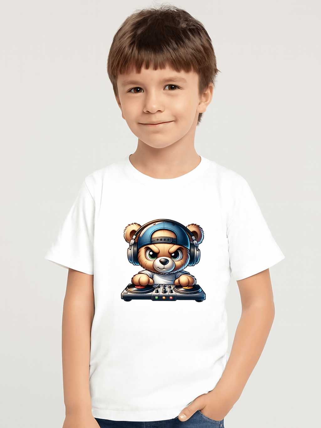 DJ Bear Youth T-Shirt product image (1)
