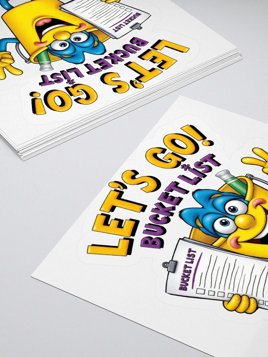 Bucket List Bliss Kiss-Cut Stickers product image (11)
