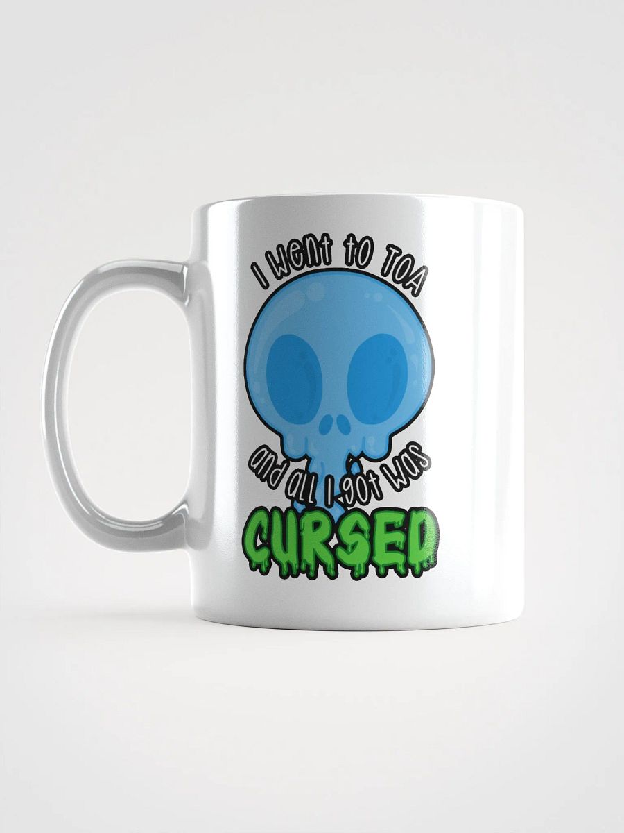 All I Got Was Cursed - Mage - White Glossy Mug product image (6)
