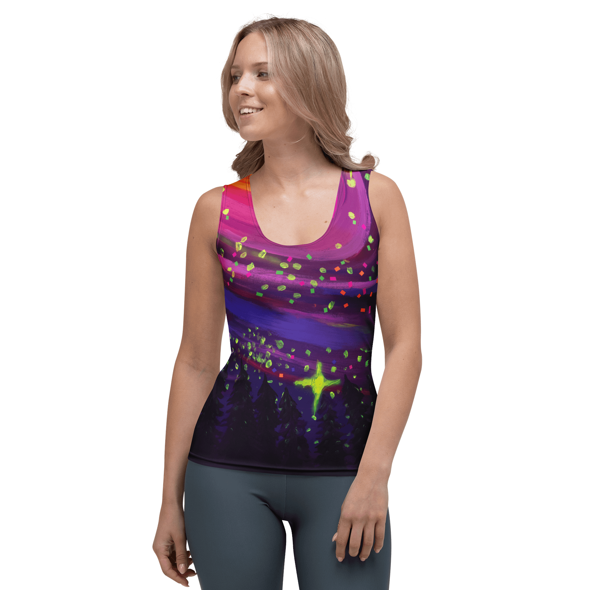 Purple Galaxy Women's Tank Top product image (1)
