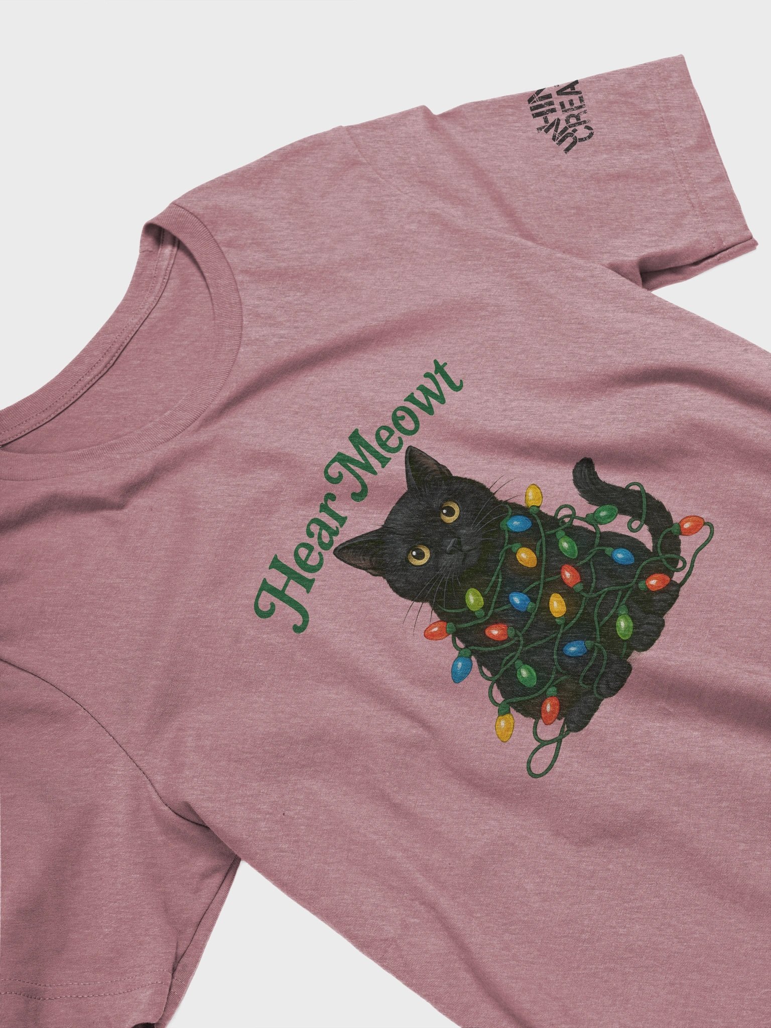 Hear Meowt Christmas Holiday T-Shirt product image (51)