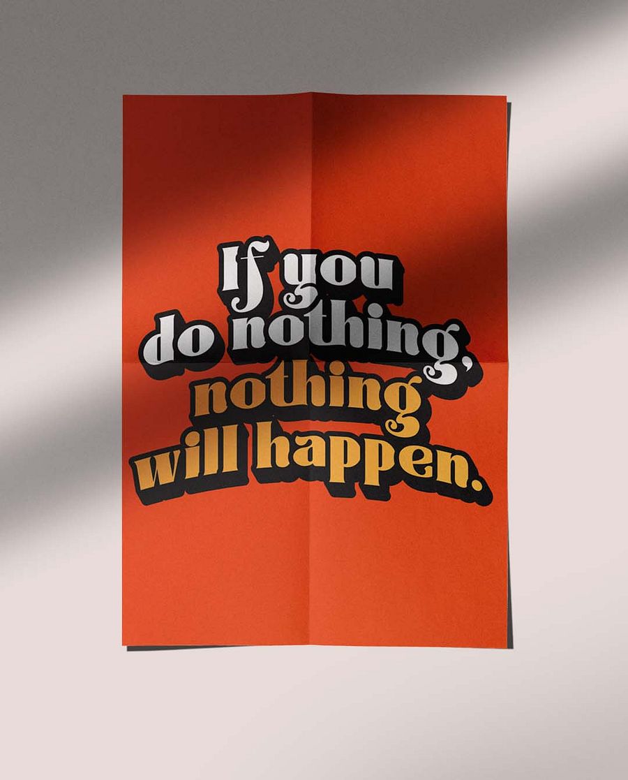 Nothing Will Happen Quote Affirmation Printable Wall Art Decor - Instant Download product image (4)