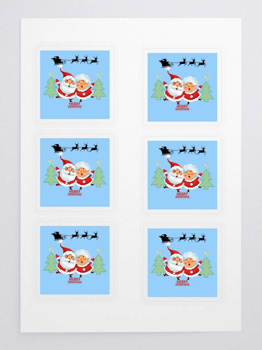 MERRY CHRISTMAS SANTA RIDES BABY BLUE product image (3)
