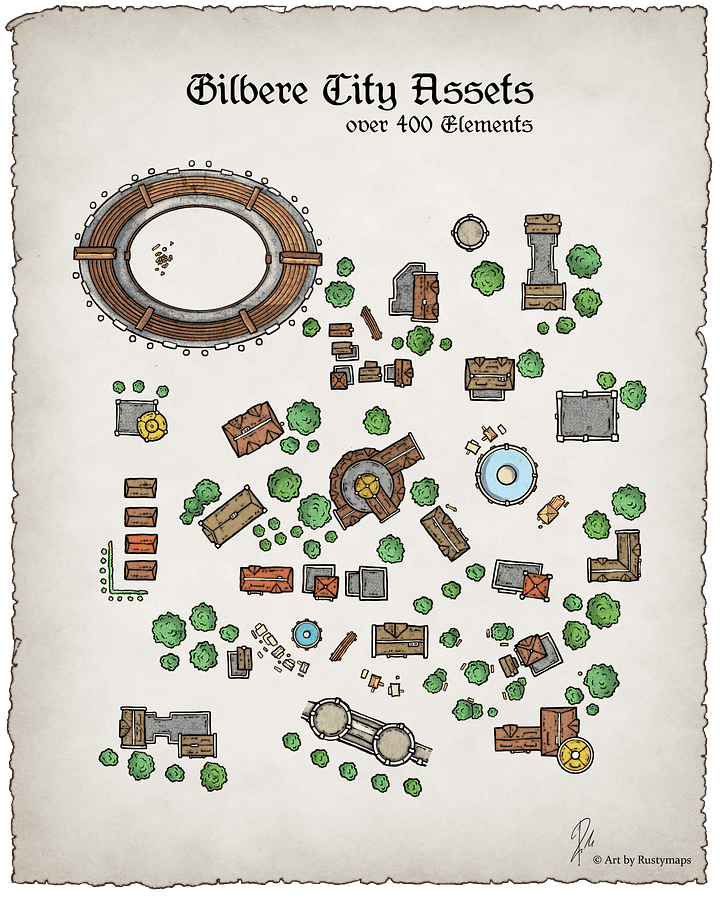 Gilbere City Assets Pack product image (1)