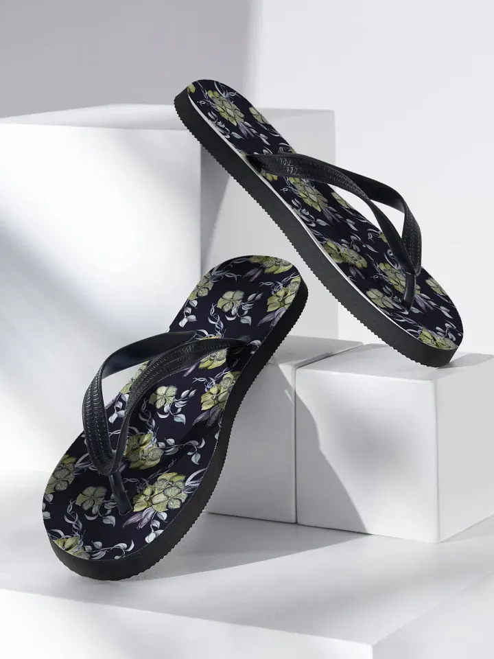 Gothic Flower | Unisex Flip-Flops product image (2)