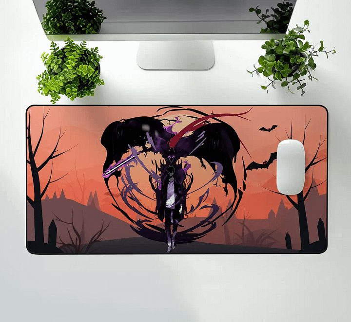 Rise from the Shadows – Jinwoo & Igris Desk Mat product image (1)