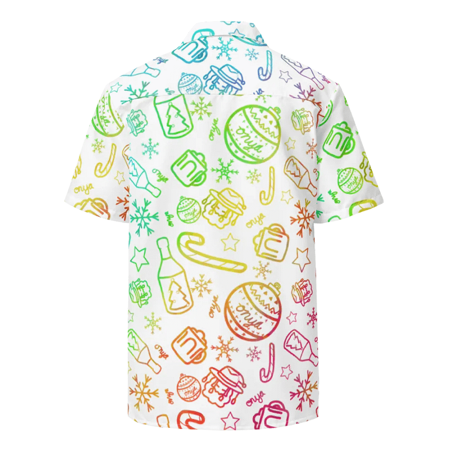 Limited Edition Christmas Rainbow Button Up Shirt product image (2)