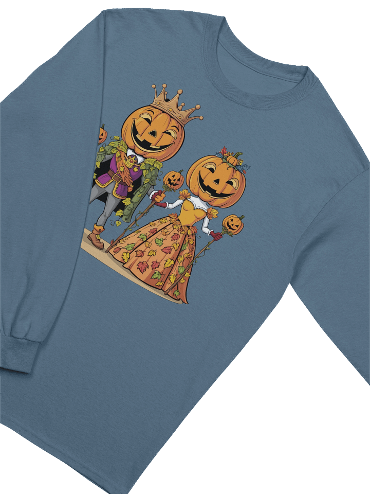 king and queen pumpkin unisex long sleeves product image (1)