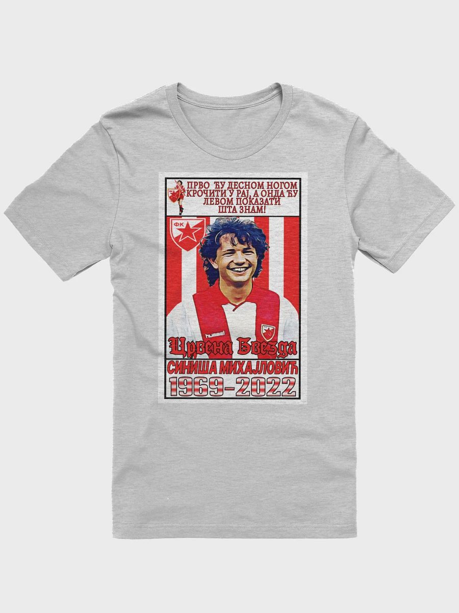 Siniša Mihajlović (FK Crvena Zvezda) #6 Bella+Canvas Supersoft T-Shirt product image (3)