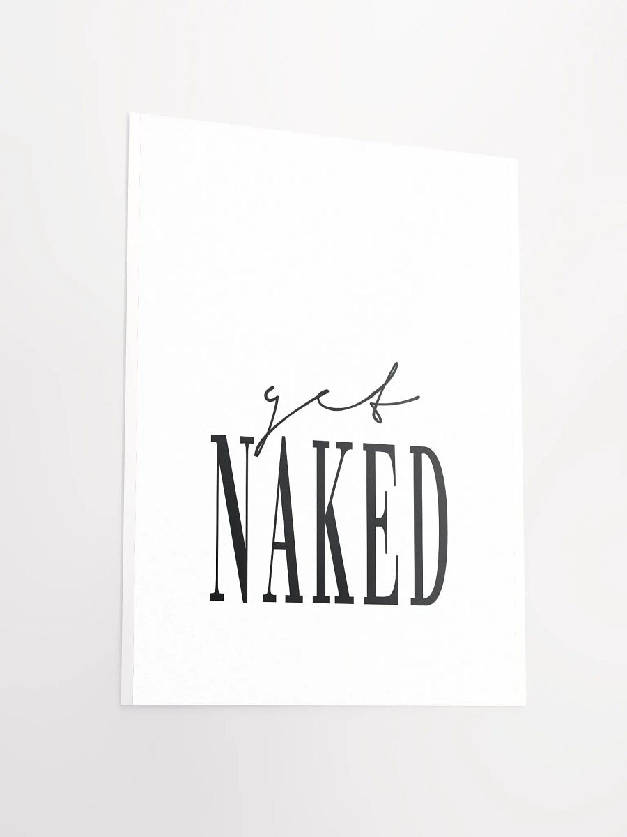 Get Naked typography design product image (11)
