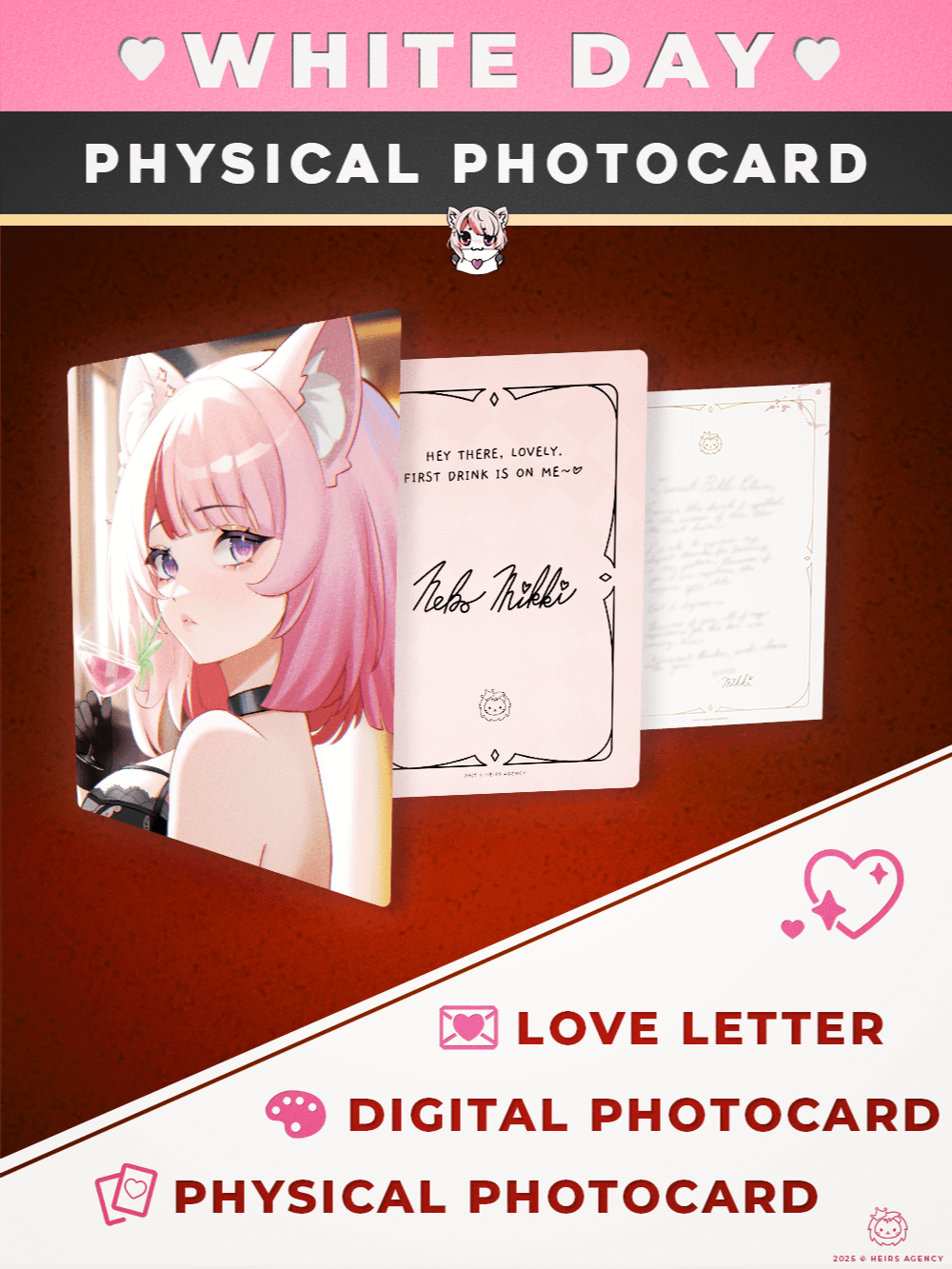 Neko Mikki White Day PHYSICAL Photocard product image (1)