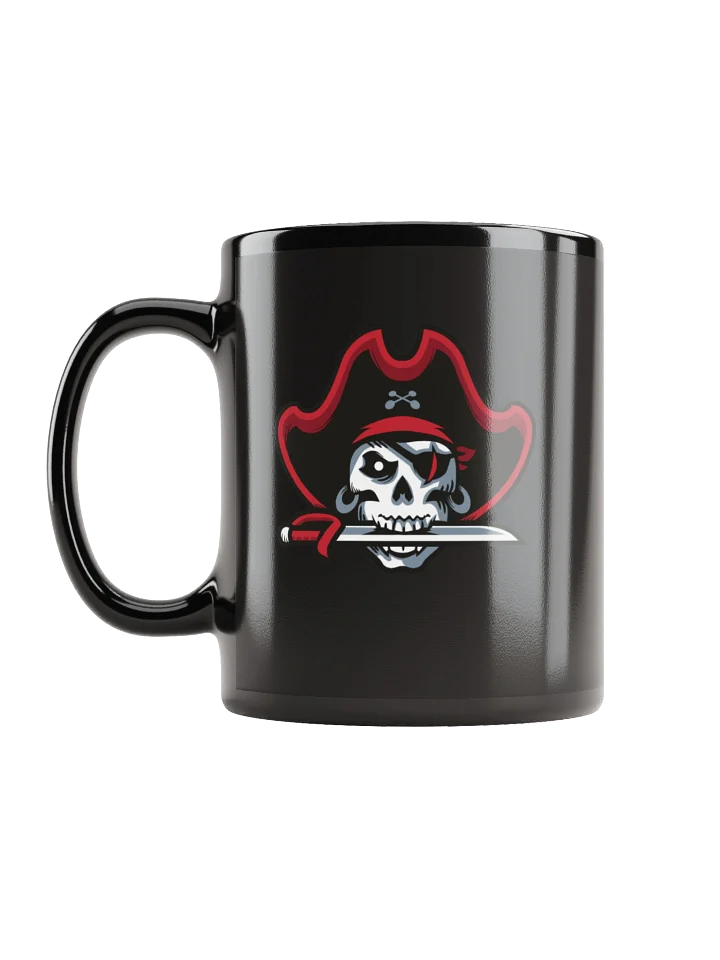 Pirate Skull Black Coffee Mug product image (2)