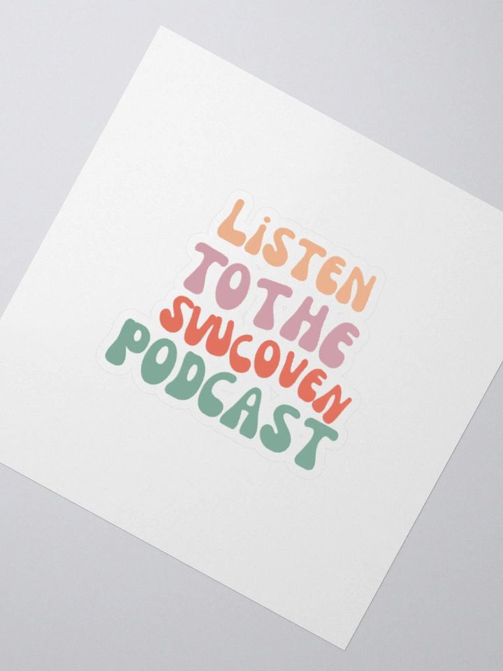 LISTEN STICKER product image (2)