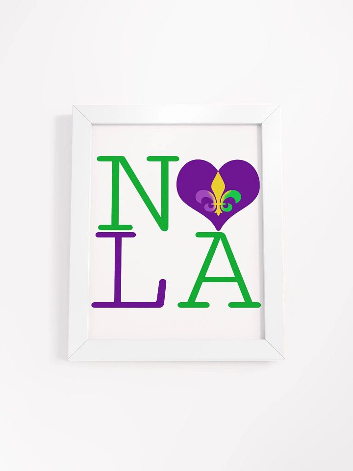 I LOVE NOLA **BIGSHOT POSTER** (MARDI GRAS) product image (1)